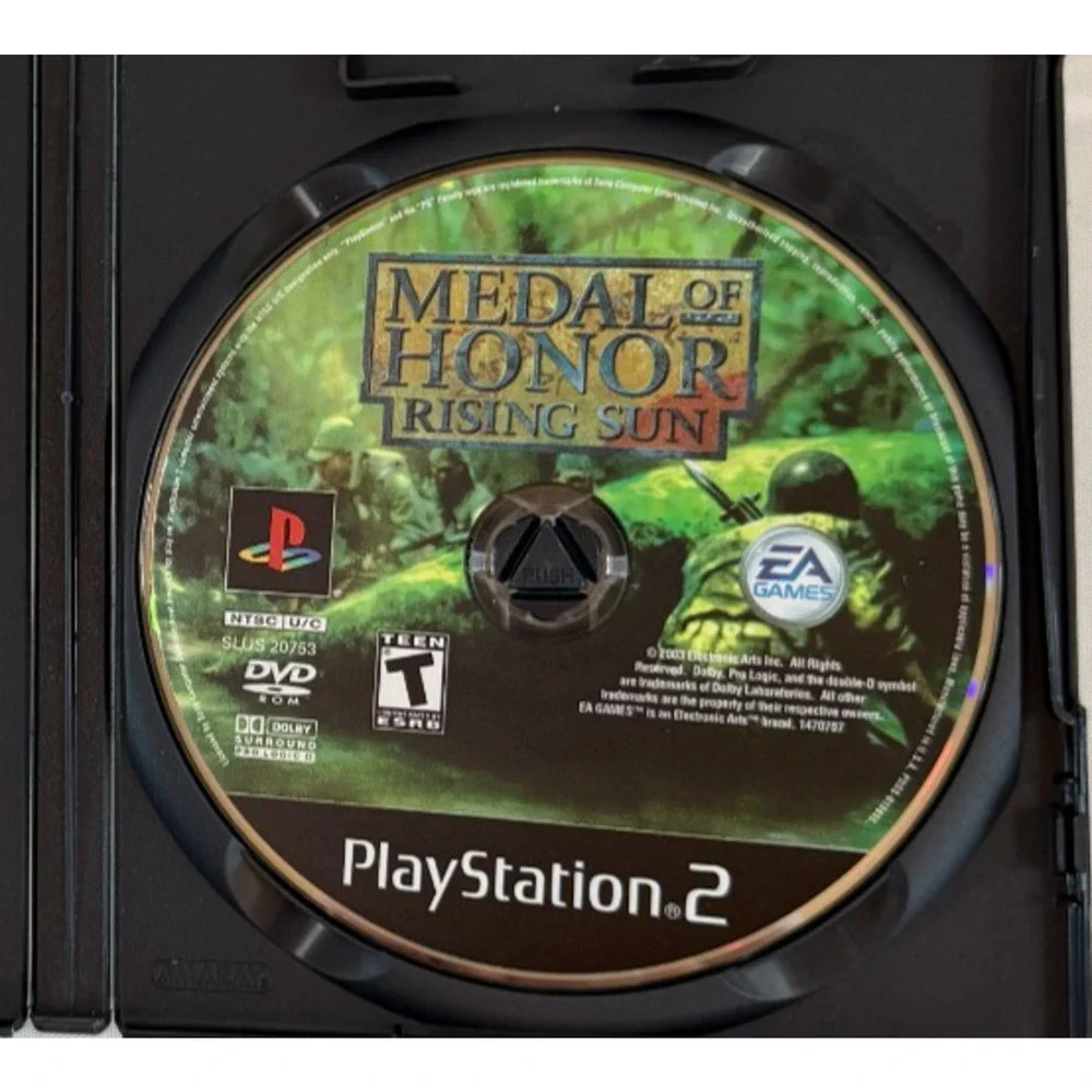 Medal of Honor Rising Sun Sony PlayStation 2 PS2 Complete CIB